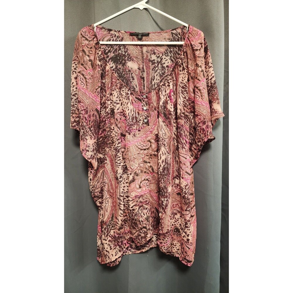 Elena Solono blouse size 2X Bust 34”